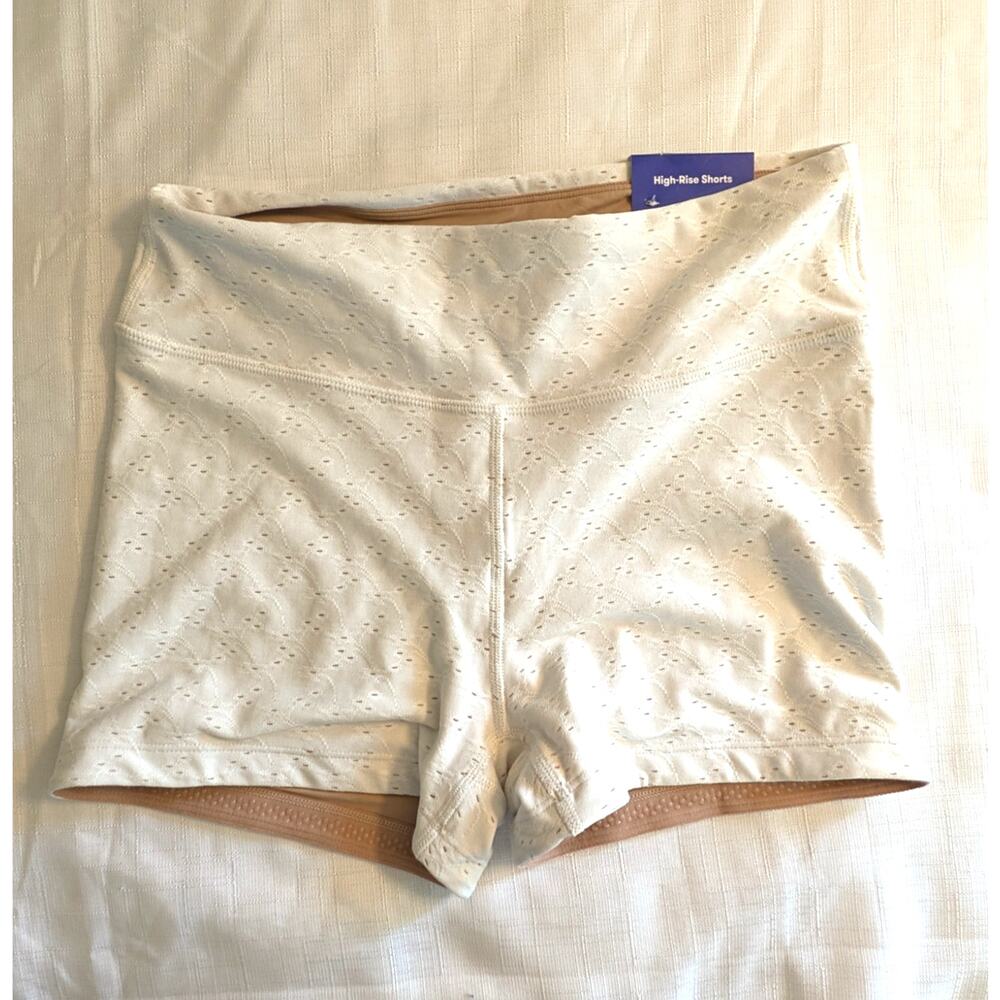 JoyLab White High Rise Shorts Medium - Picture 5 of 9